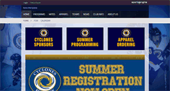 Desktop Screenshot of cycloneshockey.net